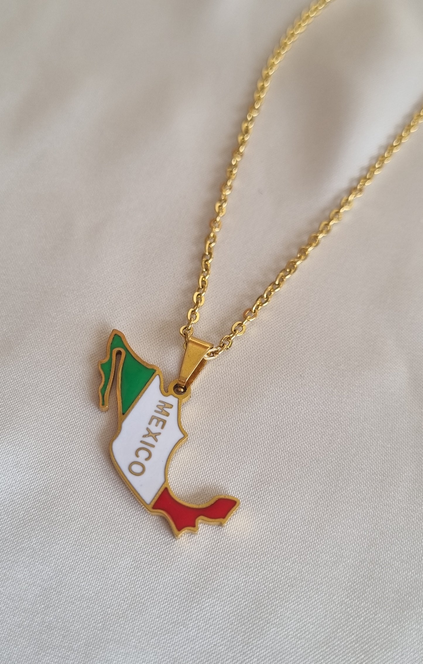 Mexico Map Necklace