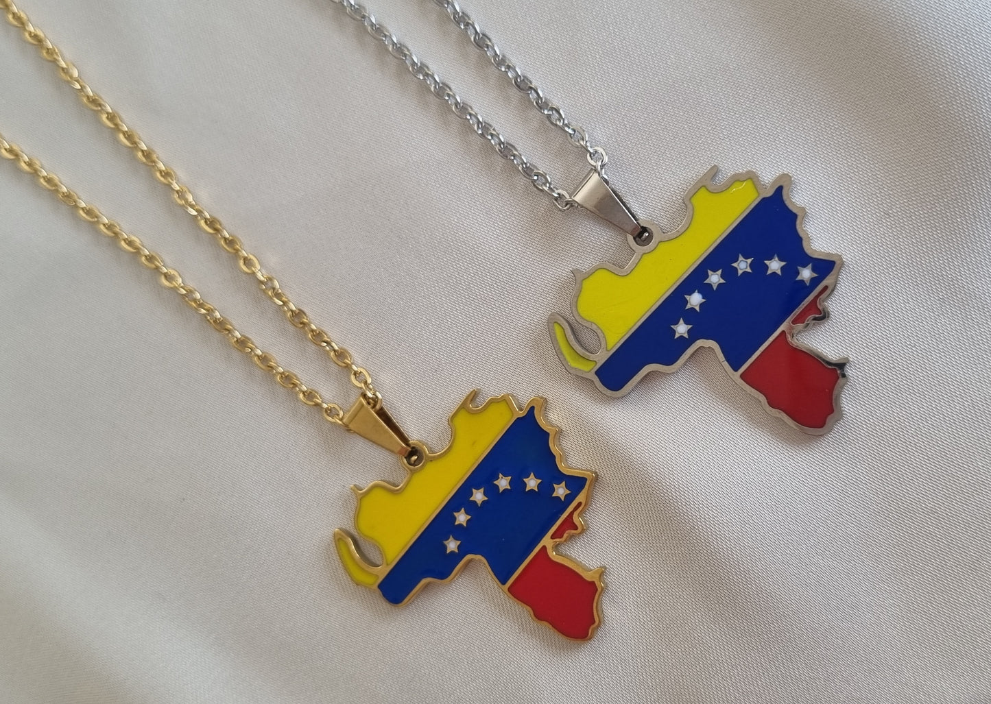 Venezuela Map Necklace