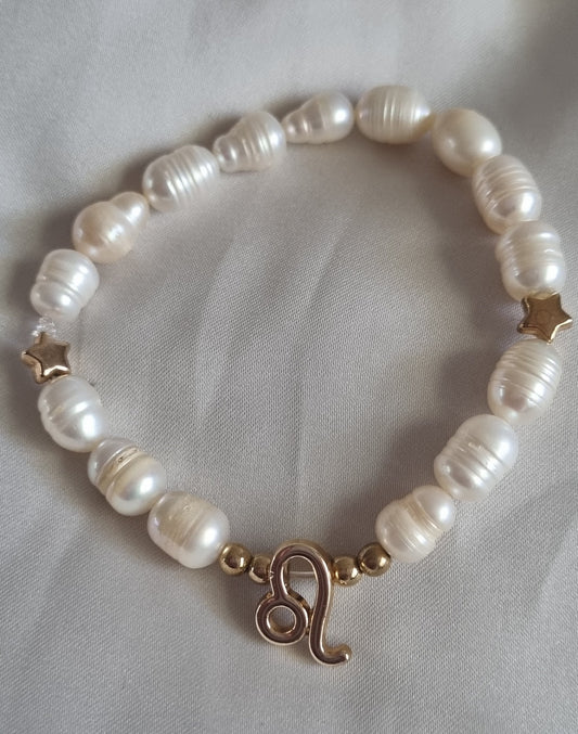 zodiac pearl bracelet