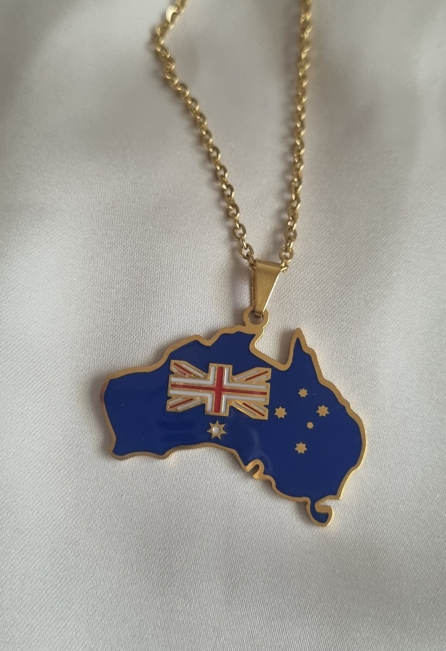 Australia Flag Necklace