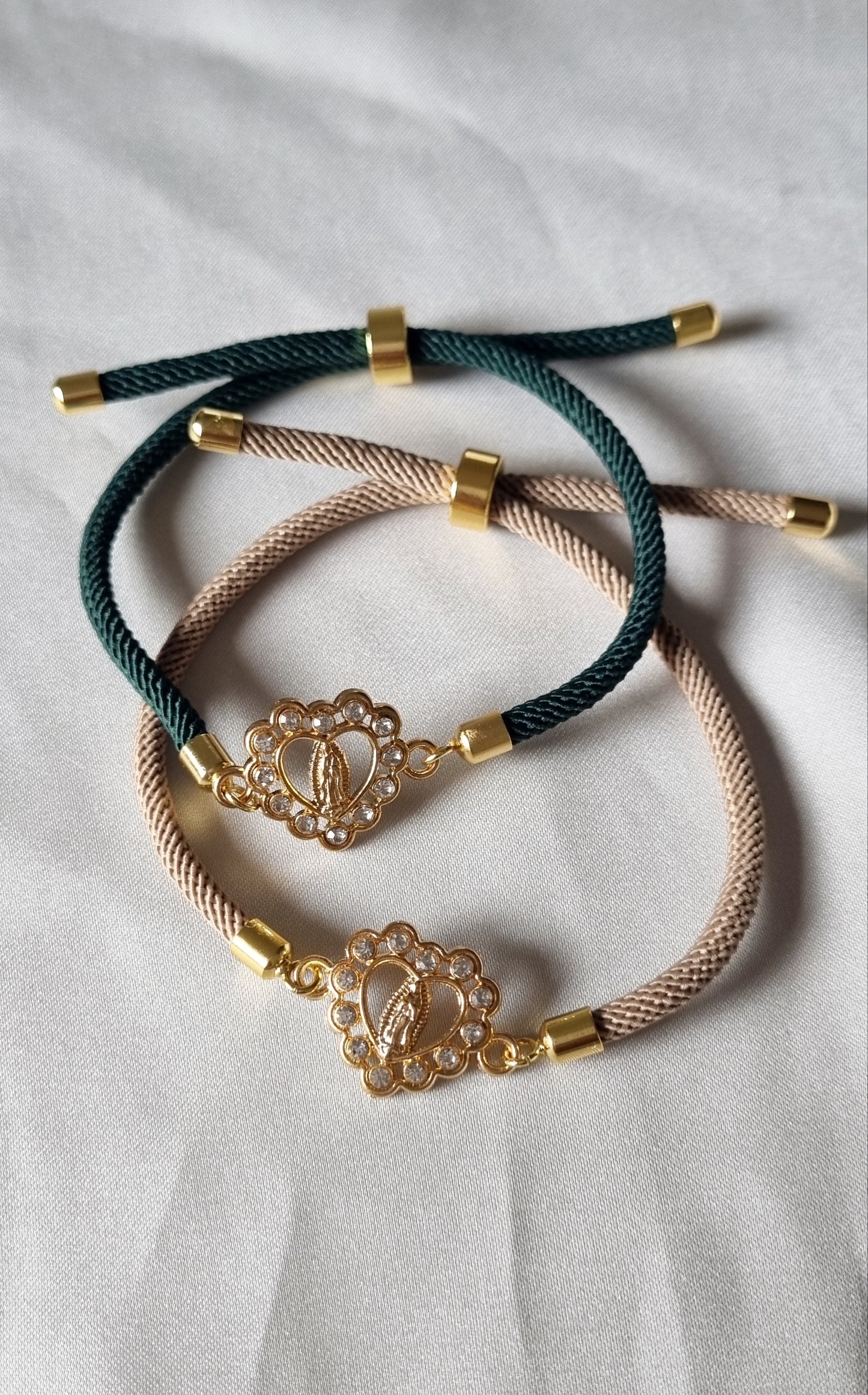 La Virgen Heart Bracelet