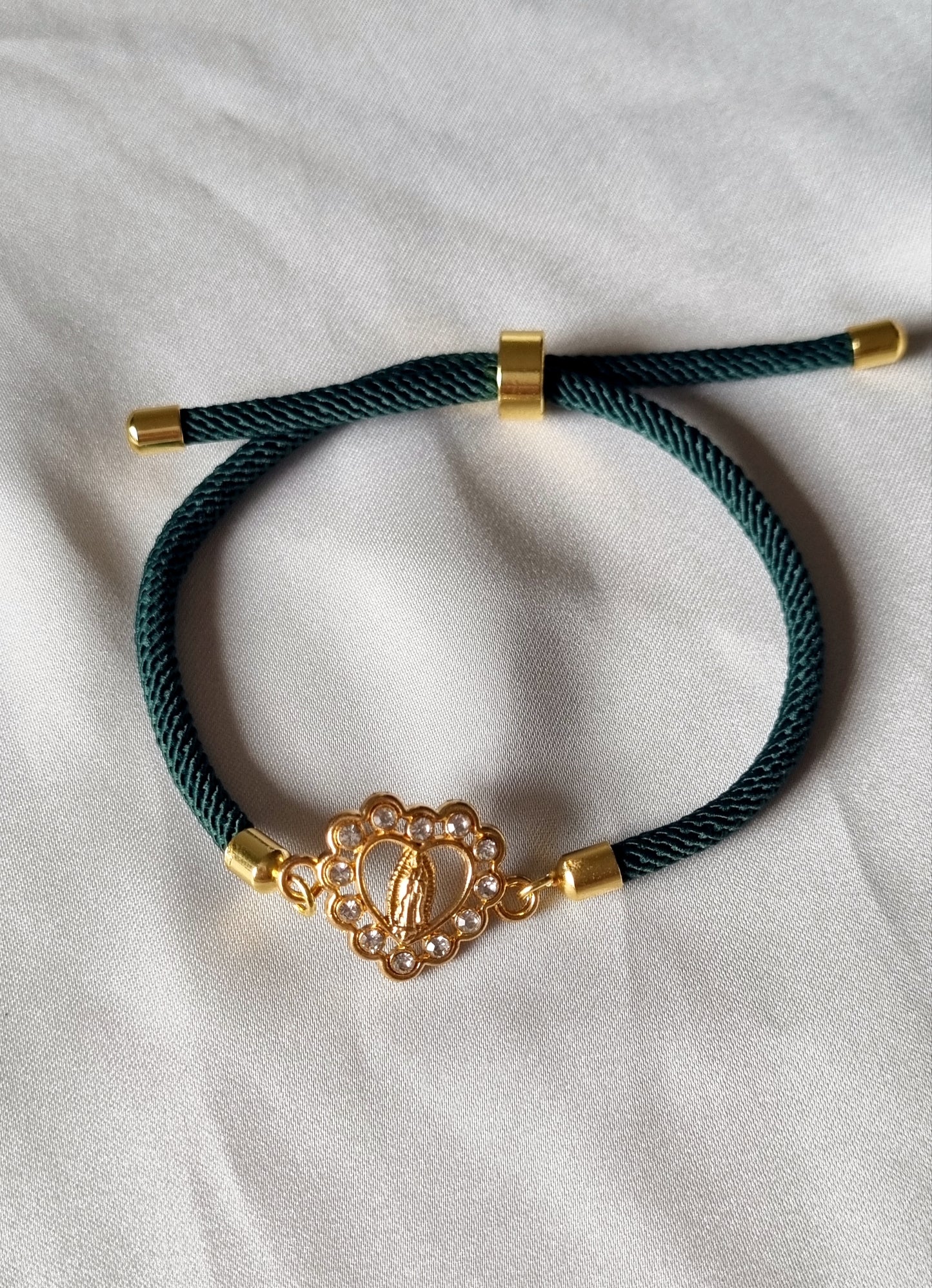 La Virgen Heart Bracelet