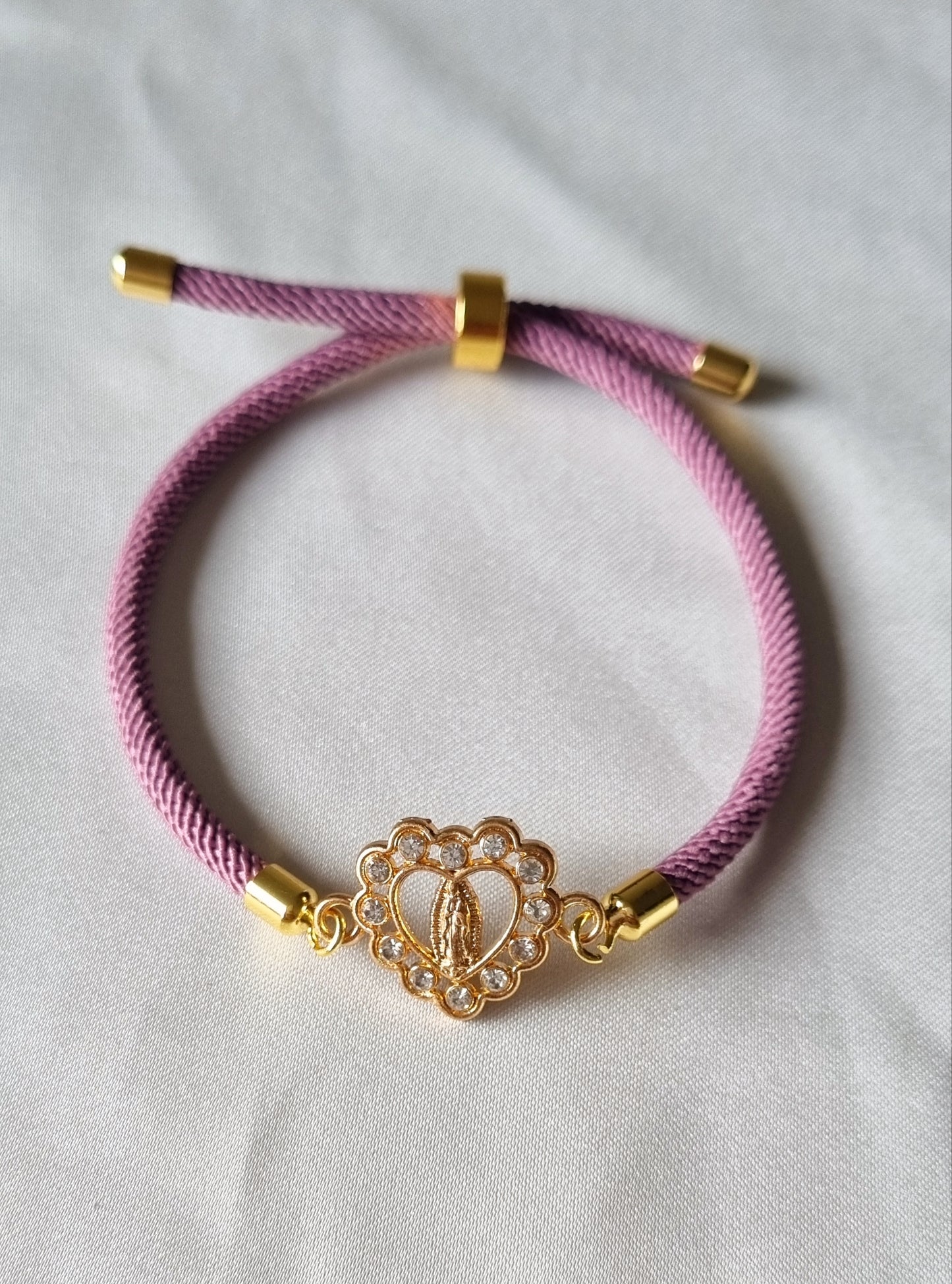 La Virgen Heart Bracelet