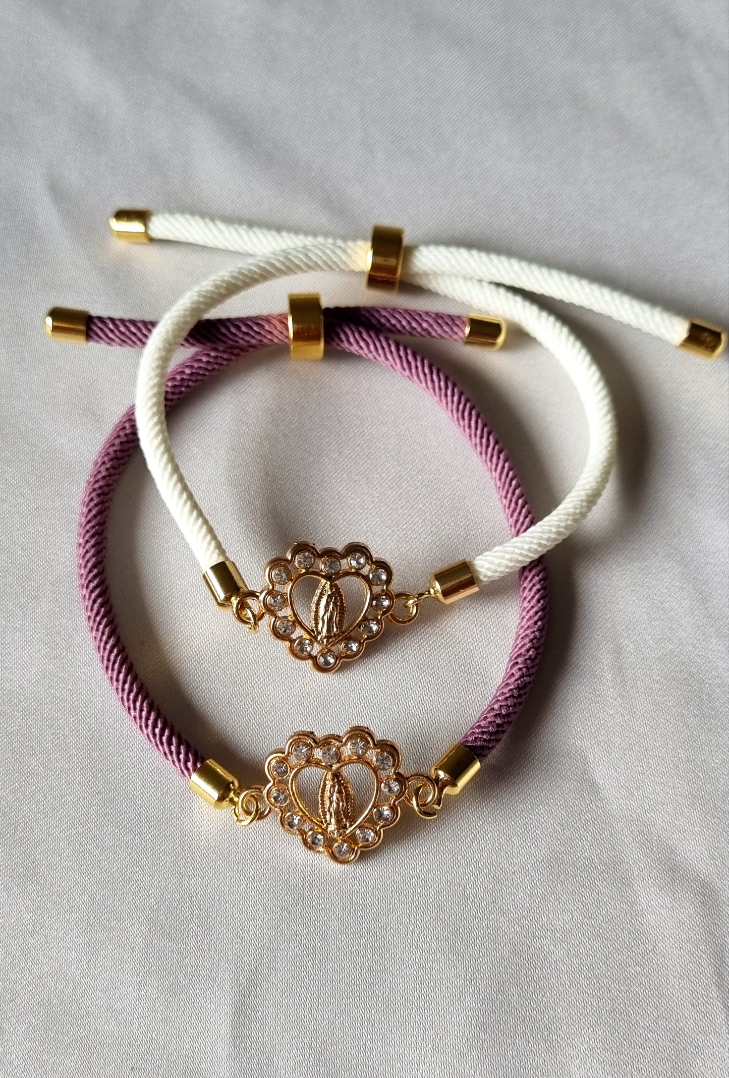 La Virgen Heart Bracelet