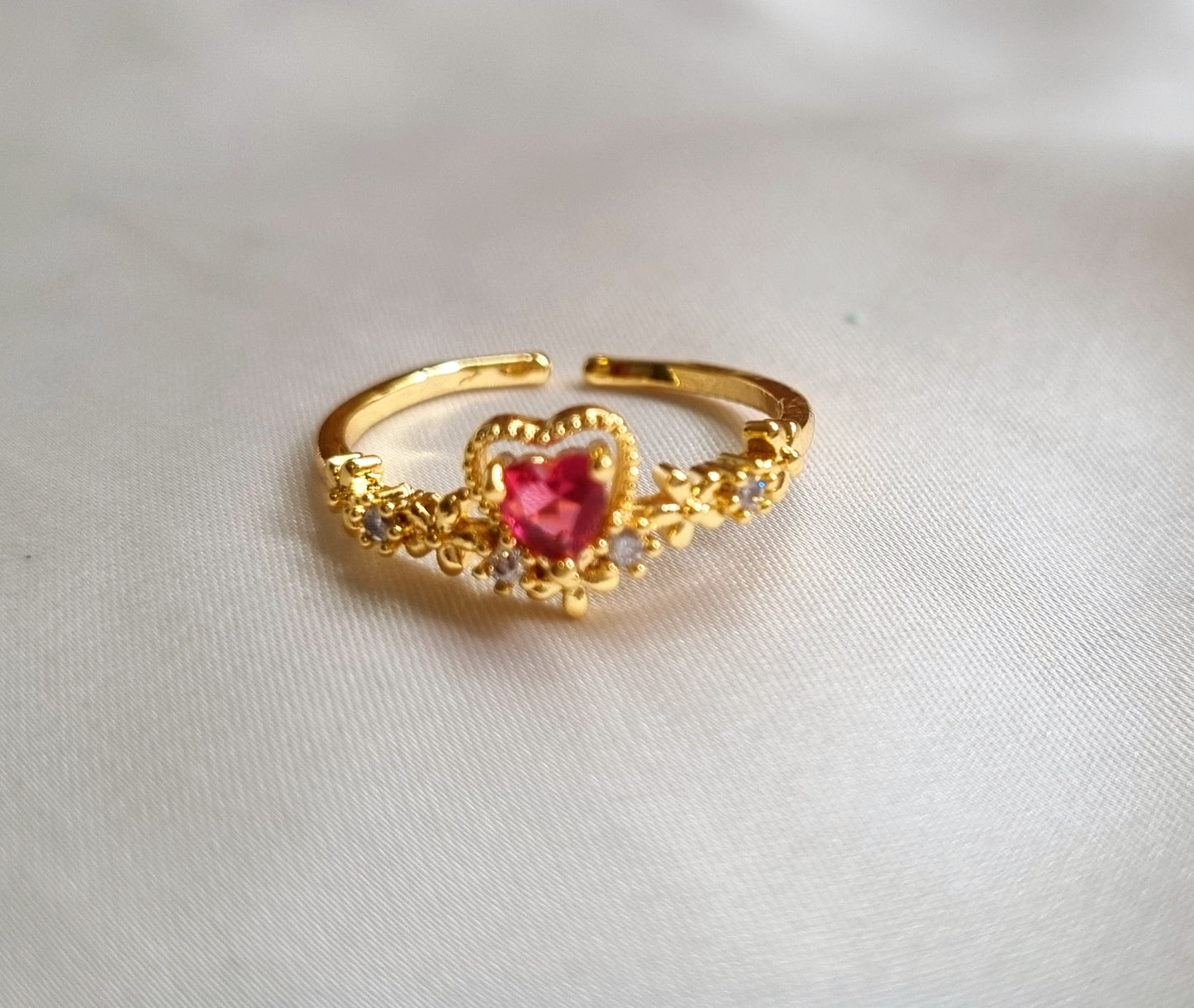 Red Heart Ring