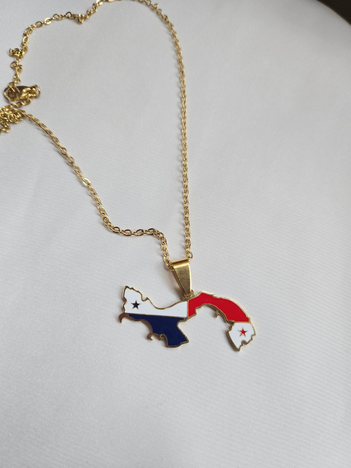 Panama Flag Necklace