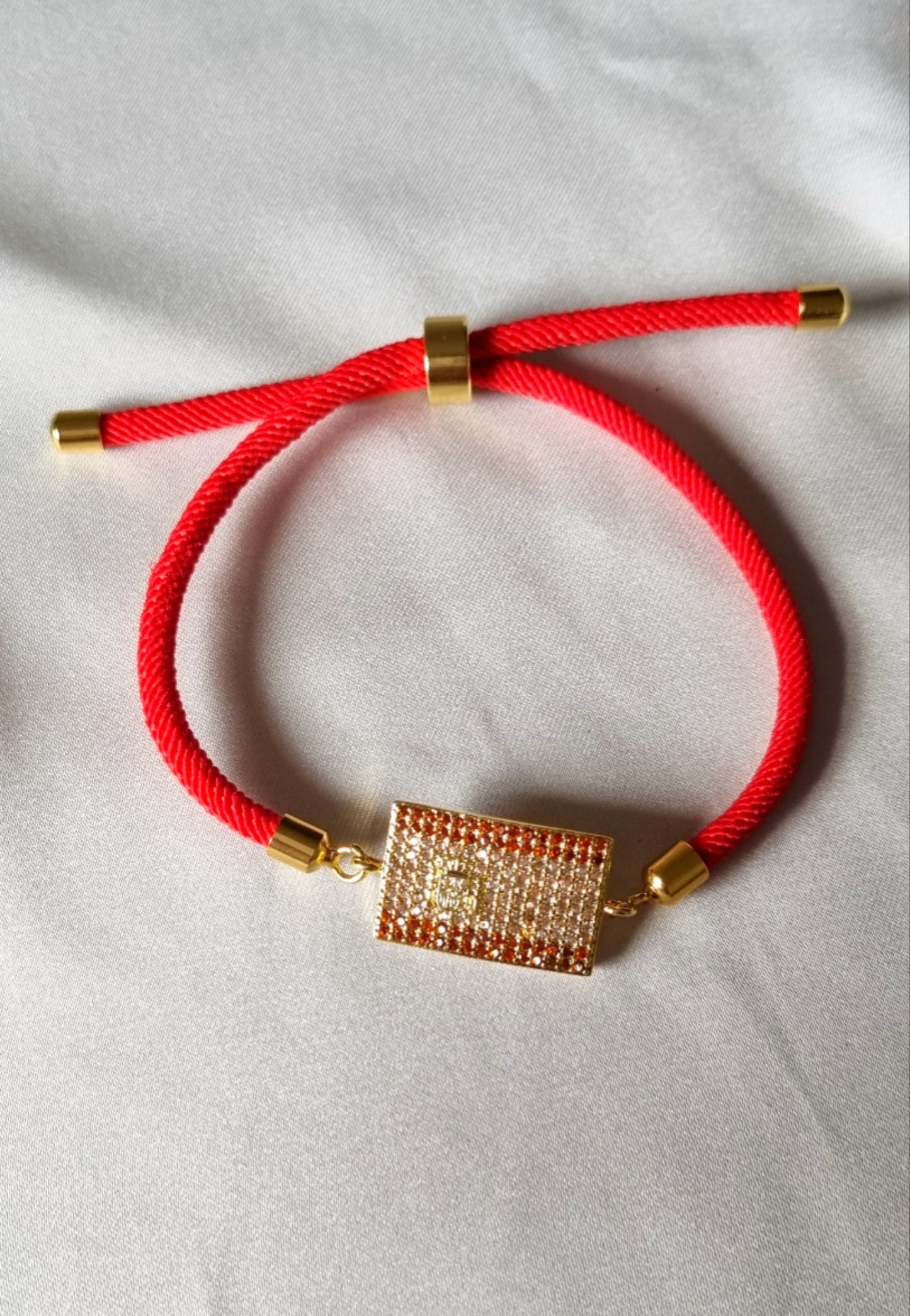 Spain Zirconia Flag Bracelet