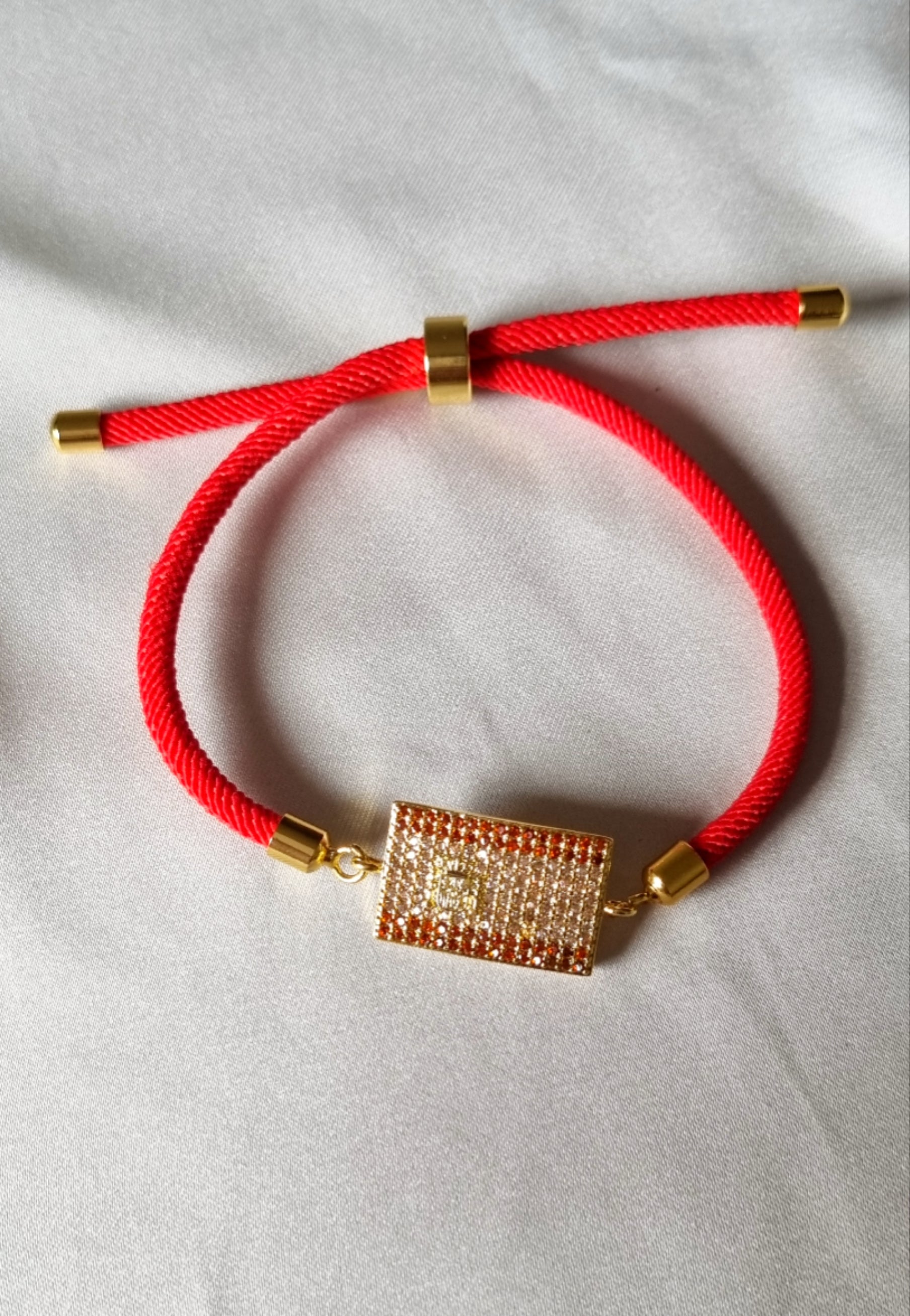 Spain Zirconia Flag Bracelet