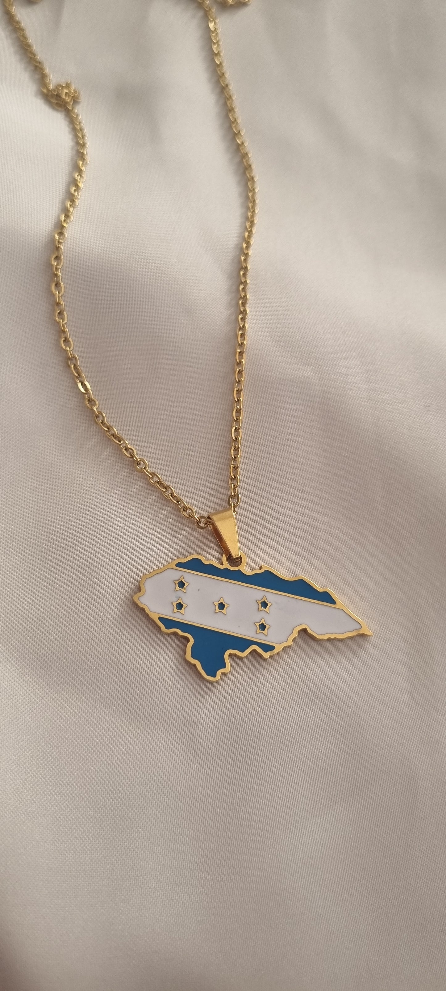 Honduras Flag Necklace